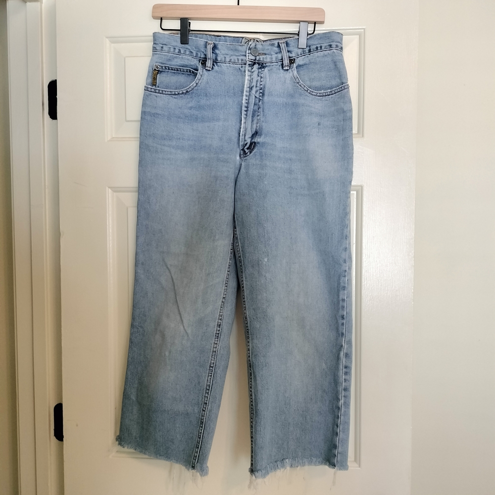 Vintage Armani Jeans Light Blue Relaxed Fit Men's Jeans Size 30